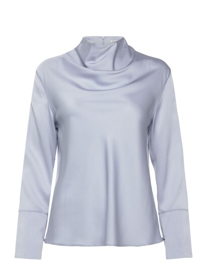 Ahlvar Gallery Ayumi Silk Blouse Blue XL