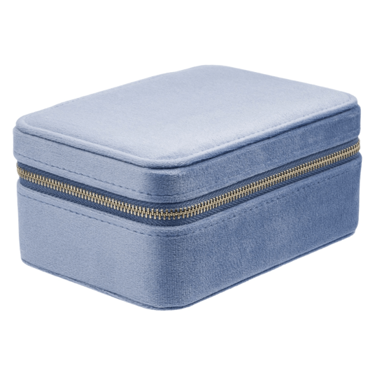 DARK Velvet Jewellery Box Country Blue