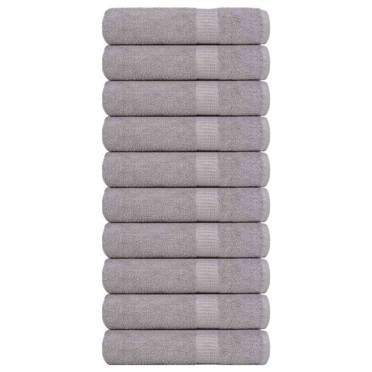 Dusjhåndklær FROGN 10 stk grå 70x140 cm 360 gsm Dusjhåndklær FROGN 10 stk grå 70x140 cm 360 gsm