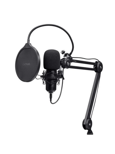 Trust GXT 270 Emita II+ Black Podcast microphone Trust GXT 270 Emita II+ Black Podcast microphone