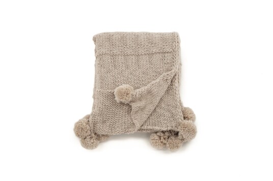 Venture Design Anny pledd Beige 170 x 130 cm Beige Venture Design Anny pledd Beige 170 x 130 cm Beige