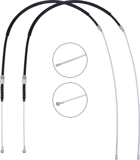 RIDEX 124C1516 Tautrekk håndbremse RIDEX 124C1516 Tautrekk håndbremse
