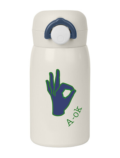 Fabelab Drikkeflaske Small A Ok Cream One Size