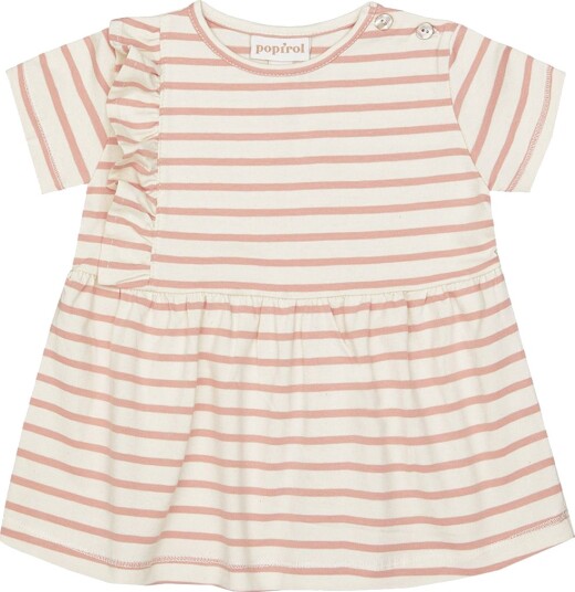 Popirol Kjole Poanneli Baby Kjole Striped Vanilla Popirol 1 år 80 Kjole Beige Rosa Popirol Kjole Poanneli Baby Kjole Striped Vanilla Popirol 1 år 80 Kjole Beige Rosa