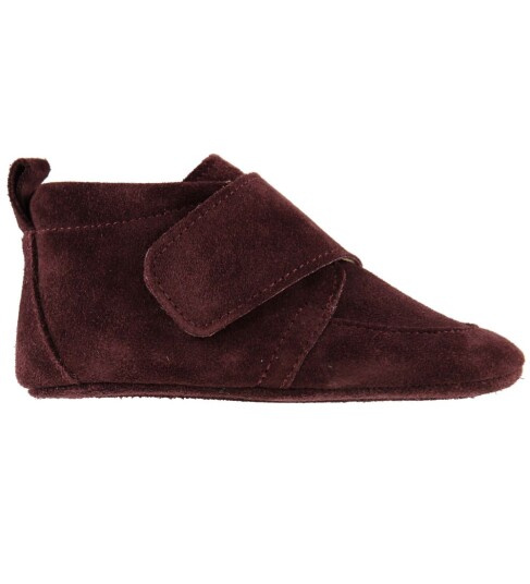 En Fant Tøfler Bordeaux m. Borrelås 24 Tøfler Rød