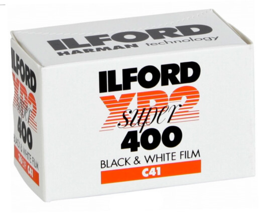 Ilford XP2 Super 135-36 Sort/hvit negativ film C41 prosess Ilford XP2 Super 135-36 Sort/hvit negativ film C41 prosess