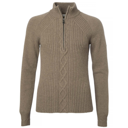 Chevalier W"s Stella Half Zip Ol Pullover Saddle Brown Saddle Brown 38W