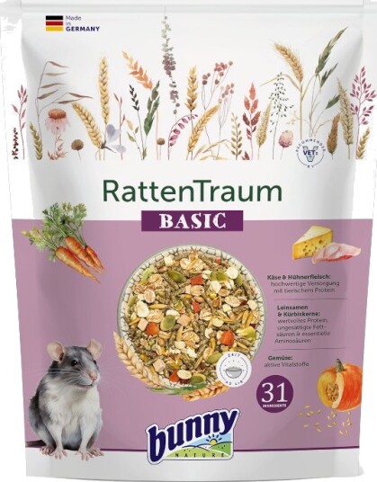 Bunny Nature Rottedrøm BASIC Rottefôr 2x500g