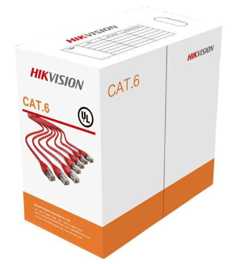 Hikvision Samlet Kabel 305 M Utp Cat 6 Solid Multippel Hikvision Samlet Kabel 305 M Utp Cat 6 Solid Multippel