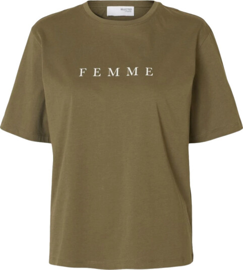 Selected Femme Dame Topper Grønn L,