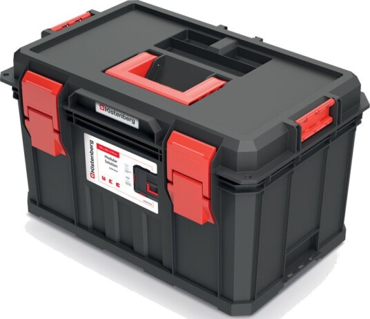 Kistenberg Verktøykasse Modulær Med 2 Rom 530 × 355 × 310 mm Svart Kistenberg Verktøykasse Modulær Med 2 Rom 530 × 355 × 310 mm Svart