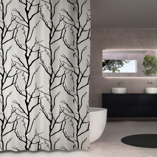 DEBEL DUSJFORHENG TREE 180X230 SVART DEBEL DUSJFORHENG TREE 180X230 SVART