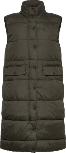 Whistler Amaretto W Long Puffer Vest   Khaki green   40