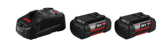 Bosch Startsett 2x6,0Ah GBA 36V Med Lader GAL 3680 CV