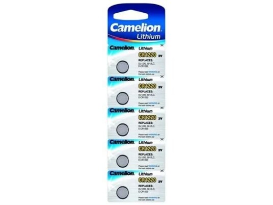 Camelion CR1220 Knappcellebatteri 5-pack Camelion CR1220 Knappcellebatteri 5-pack