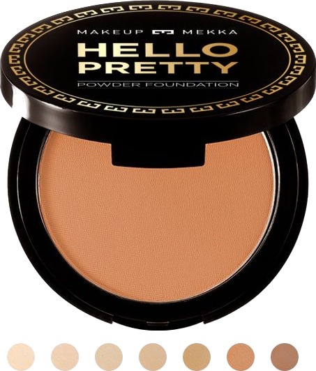 Makeup Mekka Hello Pretty Powder Foundation Caramel