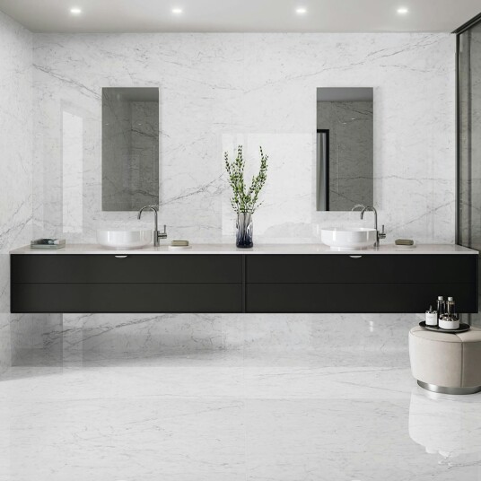 Lhådös Fliser Carrara Marmor Blank 60x120 cm