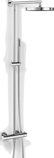 Semplice Termostatsett SRL10 XL Rain DeLuxe ø24cm EasyClean Krom Semplice Termostatsett SRL10 XL Rain DeLuxe ø24cm EasyClean Krom
