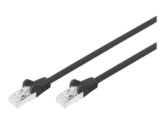 Digitus 3m S/FTP Cat 6 RJ-45 Koblingskabel Halogenfri Svart Digitus 3m S/FTP Cat 6 RJ-45 Koblingskabel Halogenfri Svart