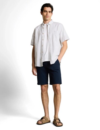 Tom Tailor Slim Chino Shorts Navy 30 Tom Tailor Slim Chino Shorts Navy 30
