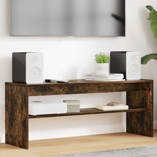 TV skap Røkt eik 100 x 30 x 40 cm Konstruert tre TV skap Røkt eik 100 x 30 x 40 cm Konstruert tre