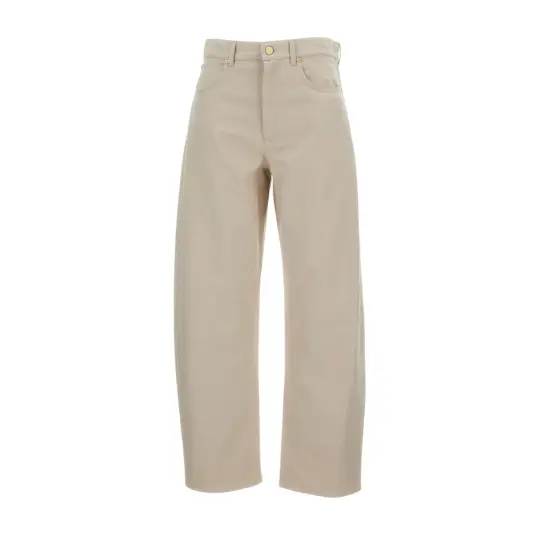 Max Mara Dame Bukser Beige L, Max Mara Dame Bukser Beige L,