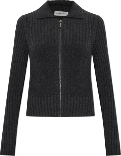 Victoria Beckham Dame Strikkevarer Grå XS,