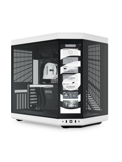 HYTE Y70 Touch - White/Black - Kabinett - Miditower - Hvit HYTE Y70 Touch - White/Black - Kabinett - Miditower - Hvit