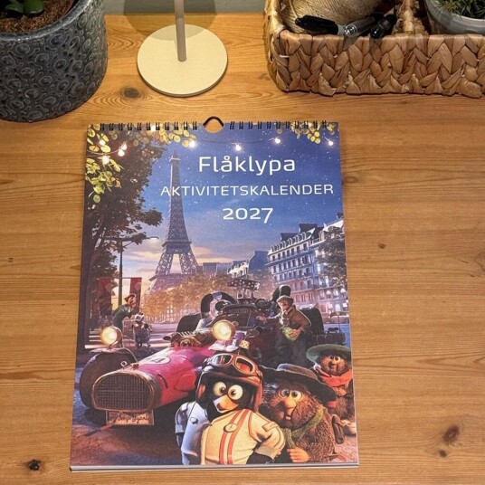 Flåklypa Aktivitetskalender/familiekalender 2027