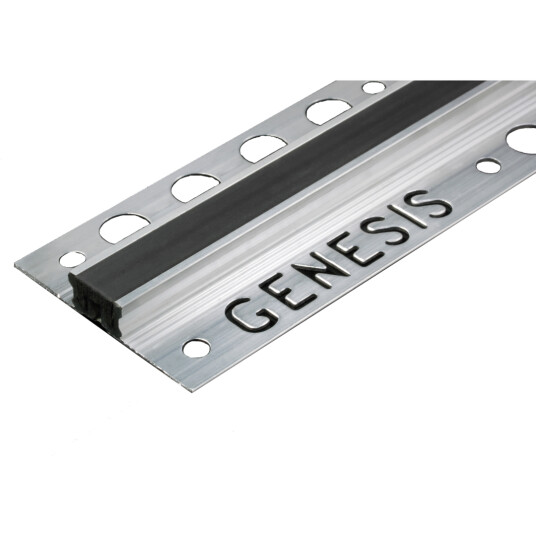 GENESIS EKSPANSJONSLIST 10 MM GRÅ ALUMINIUM MSA 100.35