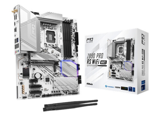 ASRock Z890 PRO RS ATX Hovedkort med Wi-Fi 6E og DDR5 ASRock Z890 PRO RS ATX Hovedkort med Wi-Fi 6E og DDR5