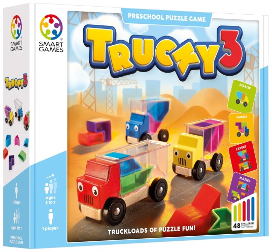 Smartgames Trucky 3 Spill 3+ År Smartgames Trucky 3 Spill 3+ År