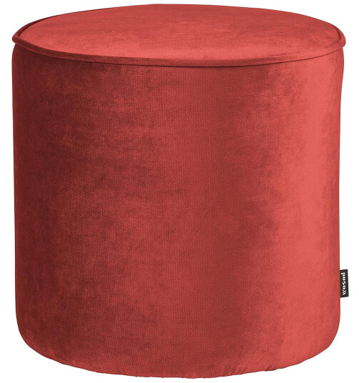 Serra Sittepuff Høy Fløyel/Mørkerosa