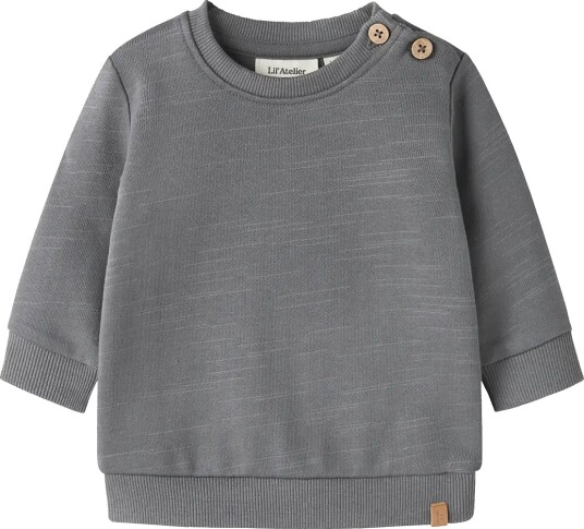 Lil"Atelier Nbmkavens Ls Loose Sweat Lil Grey 86