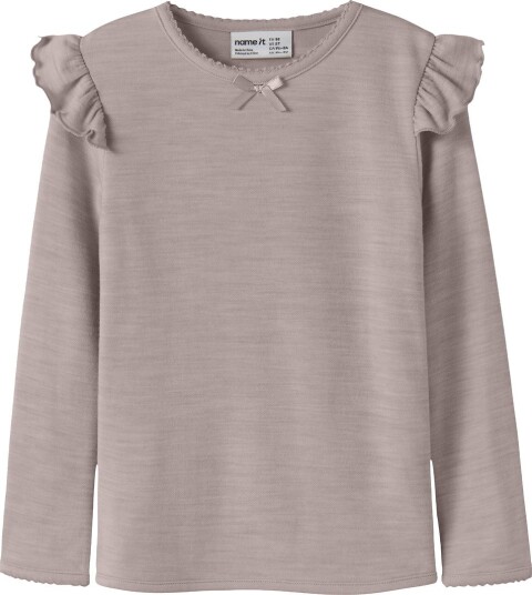 Name It Genser   Ull   NmfWyla   Violet Ice   Name It   6 år (116)   Genser Beige Rosa