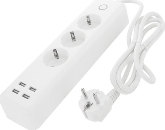 Ltc Smart Home Strømskinne 3 Stikkontakter 1,7 M Hvit (Lxu401) Ltc Smart Home Strømskinne 3 Stikkontakter 1,7 M Hvit (Lxu401)