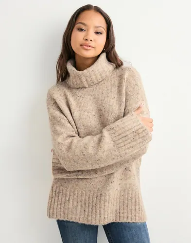 Vero Moda   Beige   Vmingrid Ls Roll Neck Pullover Boo