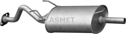ASMET 13.022 Bakre eksospotte ASMET 13.022 Bakre eksospotte