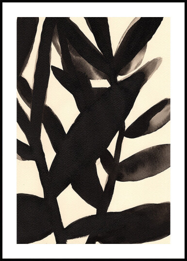 Branches in Black and Beige II Plakat Plakat / 70x100cm