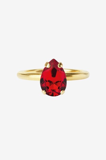 Caroline Svedbom Ring Petite Drop Gold Gull