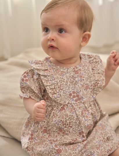 En Fant Dress Ss Aop Multi/patterned 56