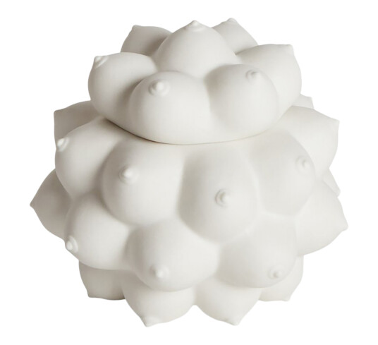 Jonathan Adler Georgia Orb boks hvit Jonathan Adler Georgia Orb boks hvit