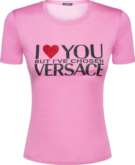 Versace Dame Topper Rosa L,