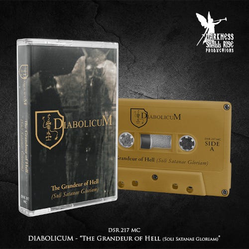 Diabolicum  The Grandeur Of Hell (Soli Satanae Gloriam)  Kassett