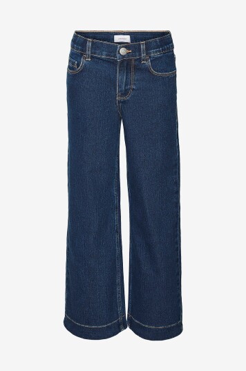 Vero Moda Girl - Jeans vmDaisy HR Wide Dnm Jns Vi3440 - Blå Vero Moda Girl - Jeans vmDaisy HR Wide Dnm Jns Vi3440 - Blå