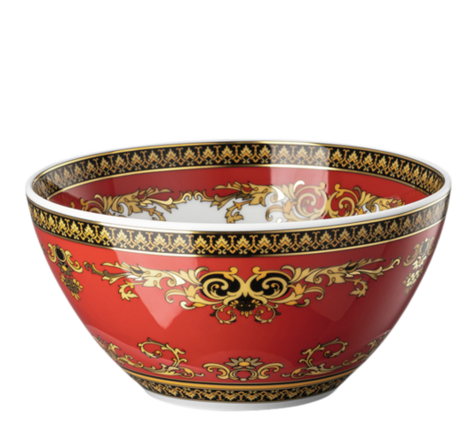 Versace Medusa dessertskål 15 cm rød Versace Medusa dessertskål 15 cm rød