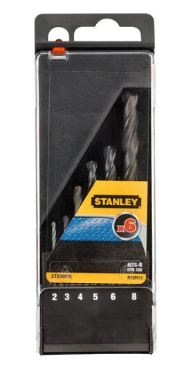 Stanley Metallborsett hss-r 2-8mm sta56010