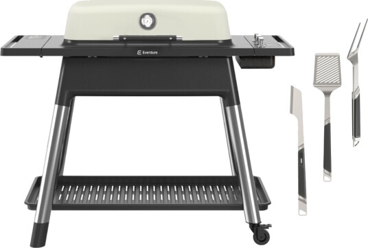 Everdure FURNACE Gen III gassgrill med redskapssett stone Everdure FURNACE Gen III gassgrill med redskapssett stone