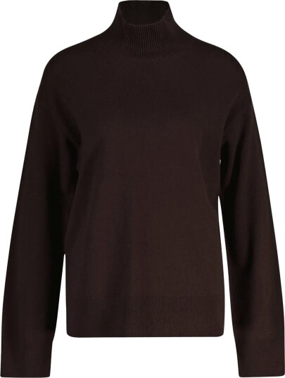 Gant Superfine Lambswool Mockneck Brown XS