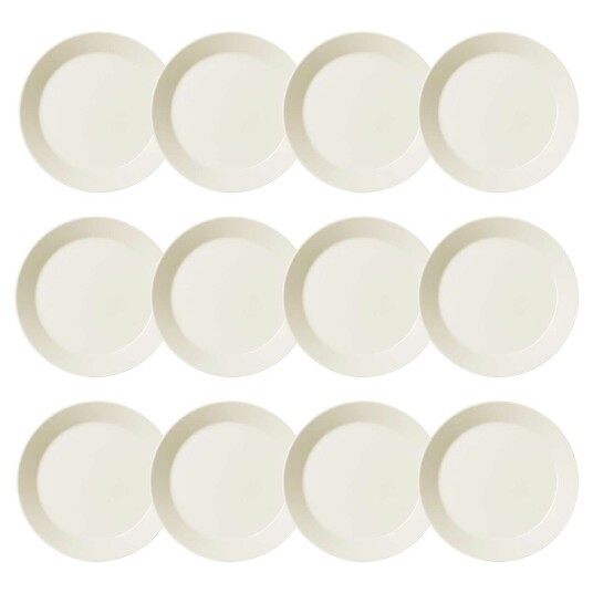 Iittala Teema Tallerken 21 cm Hvit 12 pk